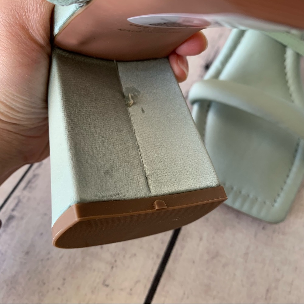 New ASOS DESIGN Hilton barely there block heeled sandals women size 8 - Picture 7 of 11